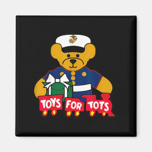 Toys For Tots Logo Christmas Magnet