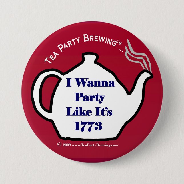 TP0102 Tea Party Party Like It's 1773 Button (Front)