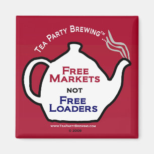TP0103 Free Markets Not Free Loaders Magnet