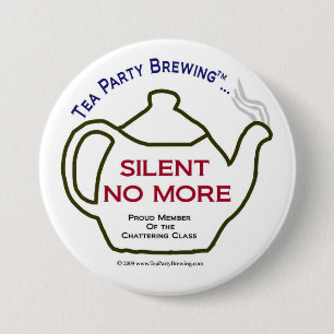 TP0106 Tea Party Silent No More Button