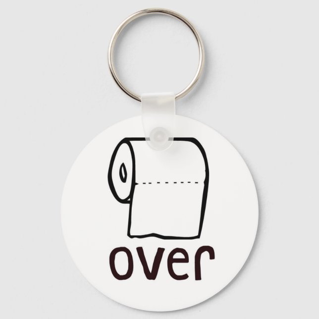 TP Toilet Paper Over Key Ring (Front)