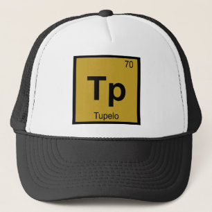 Tp - Tupelo Mississippi Chemistry Periodic Table Trucker Hat