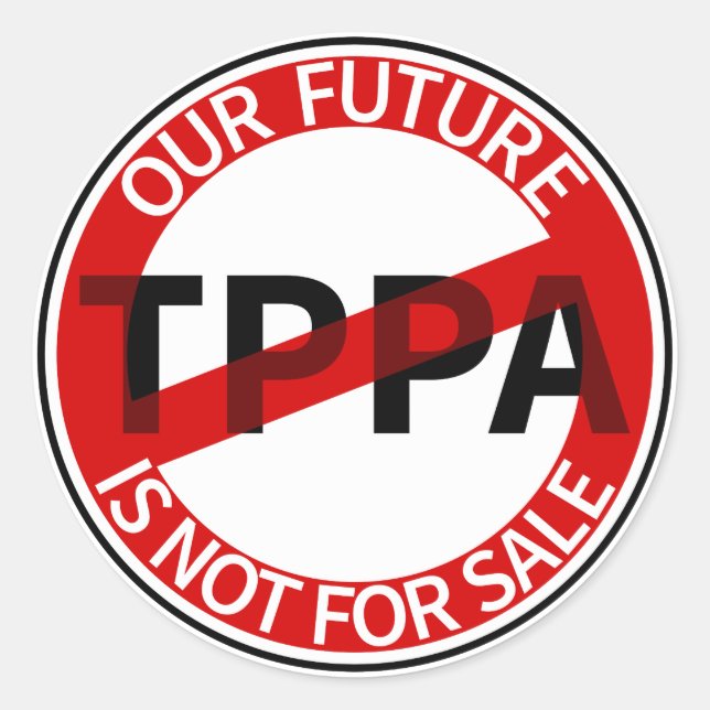 TPPA CLASSIC ROUND STICKER (Front)
