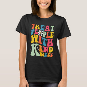 TPWK Treat People With Kindness Rainbow Daisy Flor T-Shirt