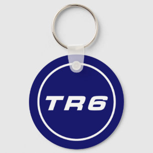 TR6 Key trailer royal blue Ring