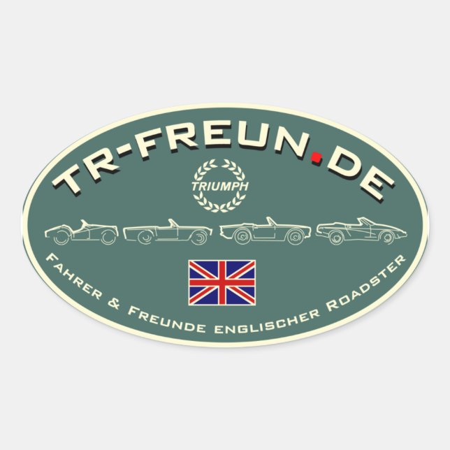 TR-Freun.de sticker Oval (Front)
