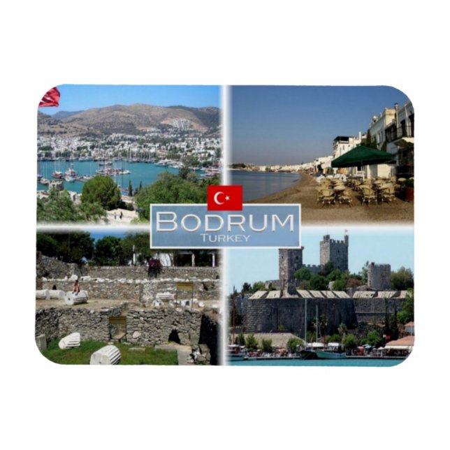 TR Turkey - Bodrum - Magnet (Horizontal)