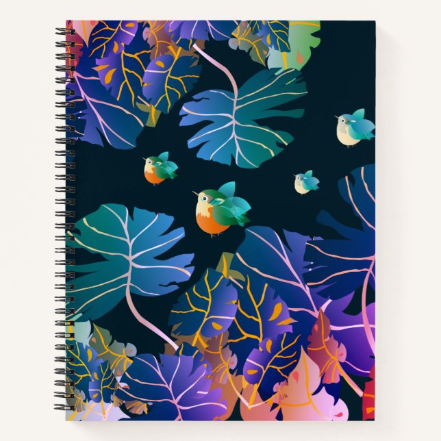 ...tra foglie e colori Triptych Notebook (Front)