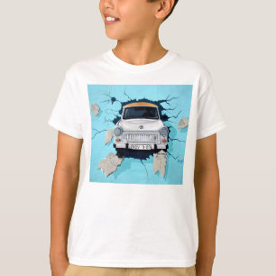 Trabant German Paper Jaguar Wall Berlin Car T-Shirt