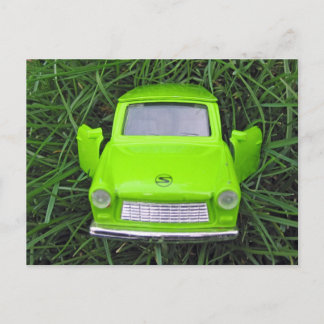 Trabi on Grass Postcard