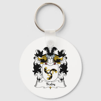 Traby Family Crest Key Ring