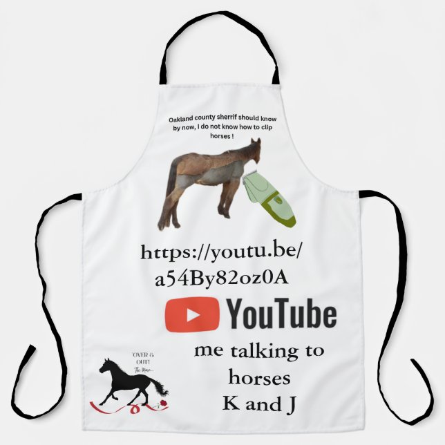 trace clipped apron (Front)
