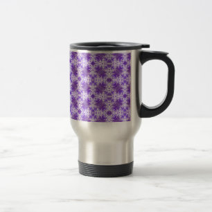 Tracery of Snow Flakes Travel Mug