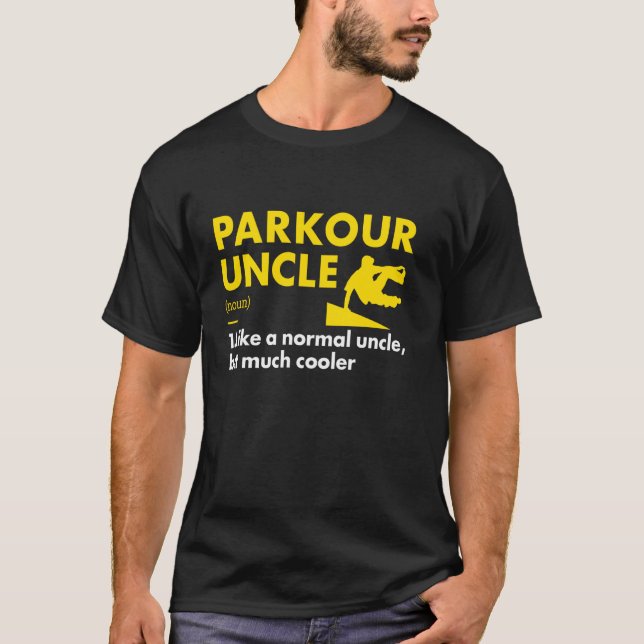 Traceur Uncle Definition Parkour T-Shirt (Front)