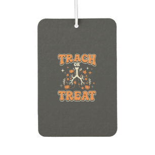 Trach or Treat Halloween Respiratory Design Car Air Freshener