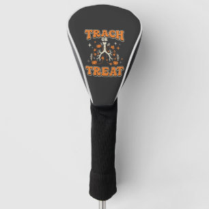 Trach or Treat Halloween Respiratory Design Golf Head Cover