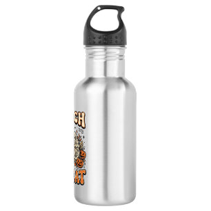 Tracheostomy Halloween Nurse Trick Or Treat Design 532 Ml Water Bottle