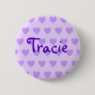 Tracie in Purple 6 Cm Round Badge