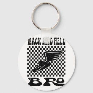 Track And Field Bro Mothers Day Key Ring