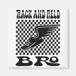 Track And Field Bro Mothers Day Magnet