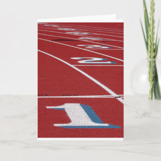 Track And Field Card