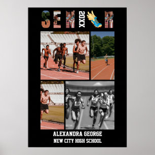Track And Field Graduation Senior Night Poster