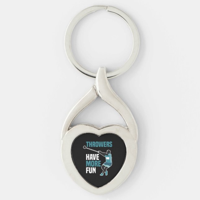 Track And Field Hammer Throw Sport Gift Key Ring (Front)