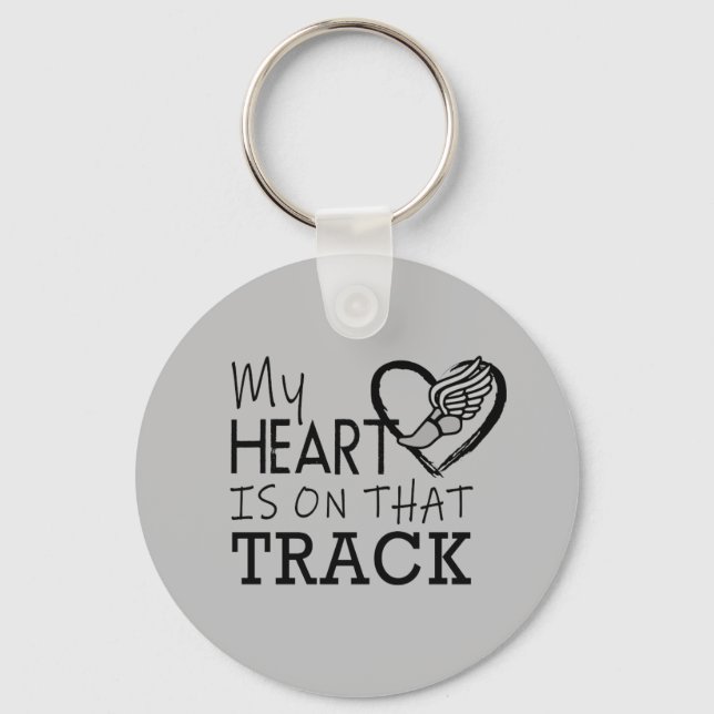 Track and Field Parents Coach Keychain (Front)