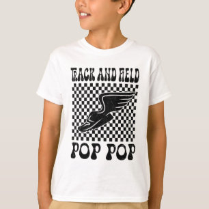 Track And Field Pop Pop Mothers Day T-Shirt