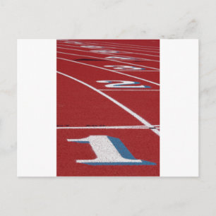 Track And Field Postcard