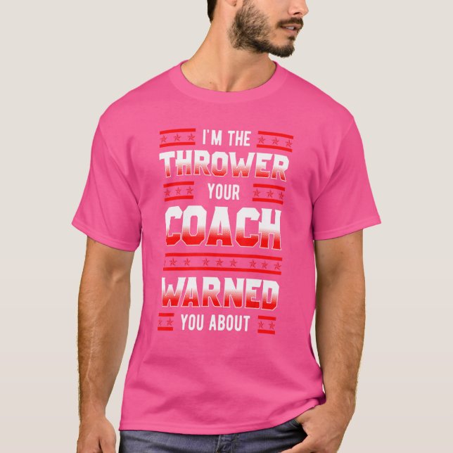 Track And Field Relay Throwers Coach Athletes Spor T-Shirt (Front)