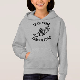 Track and Field Runner Custom Team Name Girls