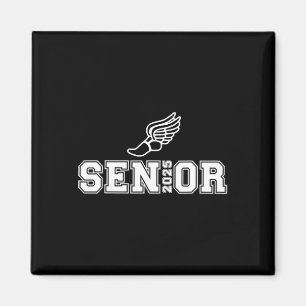 Track And Field Senior 2025 Graduation Year Magnet