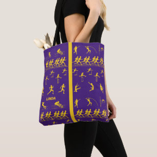 Track and Field Tote Bag