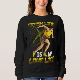 Track And Field Track & Field Runner Running Sweatshirt