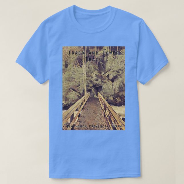 Track and Tower Algonquin Park T-Shirt (Design Front)