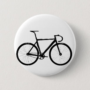 Track Bike 6 Cm Round Badge