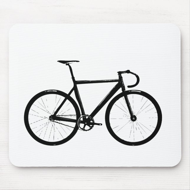 Track Bike Mouse Pad (Front)