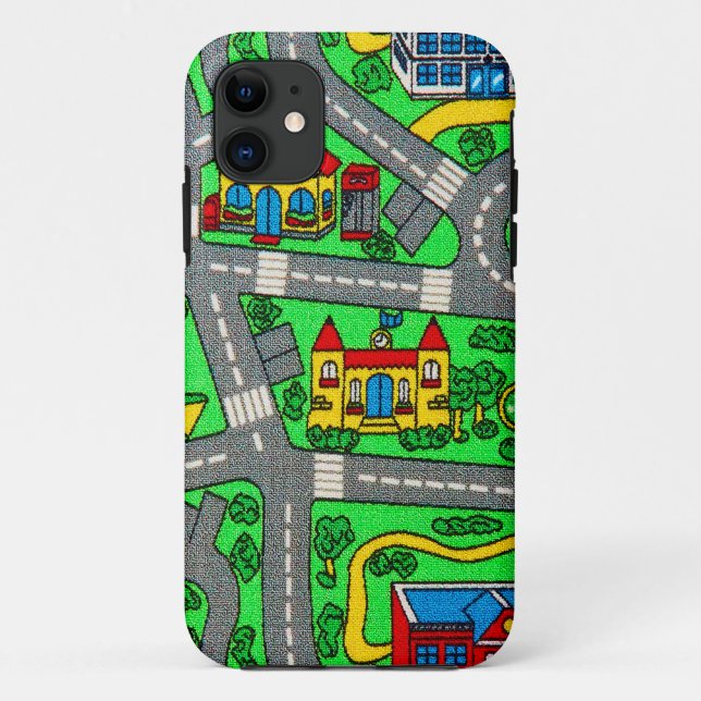 Track carpet Car Road Nostalgic, 90s nostalgia Case-Mate iPhone Case (Back)