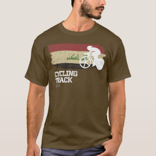 Track Cycling Iraq Road Bike Racing Speed Cyclist T-Shirt