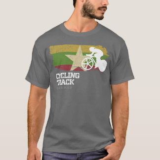Track Cycling Myanmar Road Bike Racing Speed Cycli T-Shirt