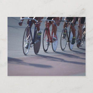Track cycling postcard