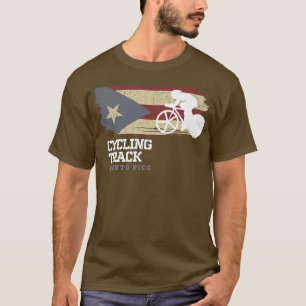 Track Cycling Puerto Rico Road Bike Racing Speed C T-Shirt