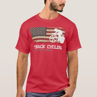Track Cycling United States Road Bike Racing Speed T-Shirt