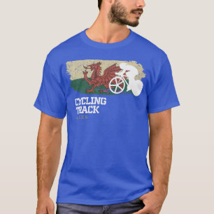 Track Cycling Wales Road Bike Racing Speed Cyclist T-Shirt