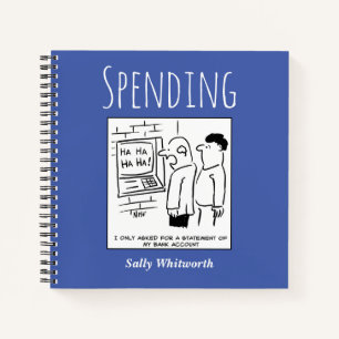 Track Financial Spending with Owner's Name Notebook