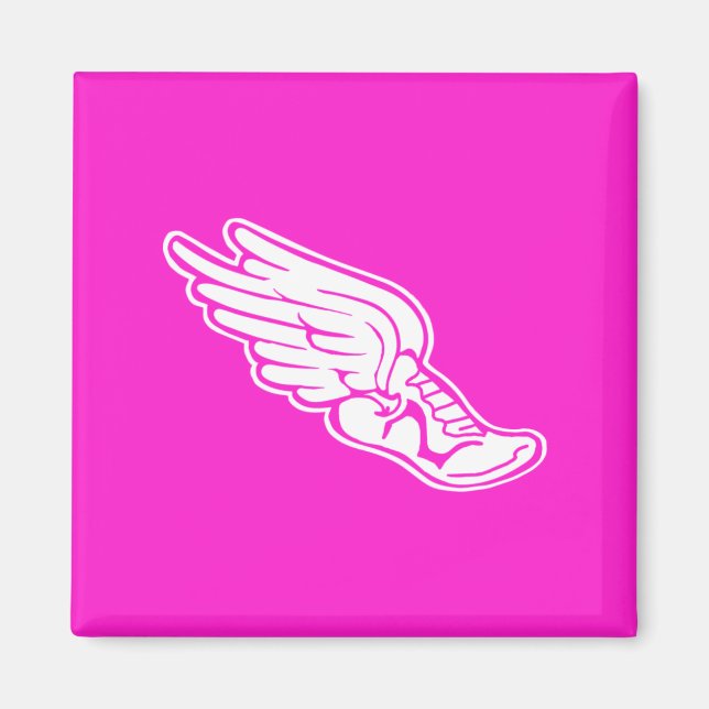 Track Logo Magnet Pink (Front)