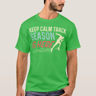 Track Season Sport Coach Gift retro girl T-Shirt
