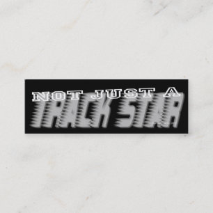 Track Star - Social Media Personal Card
