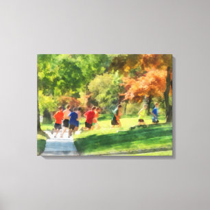 Track Team Canvas Print